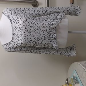 Wild Fable L sheer crop with long sleeves and deep back.  NWOT